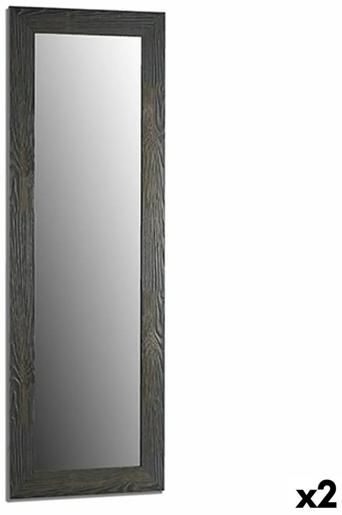 Τοίχο καθρέφτη 77498 Γκρι 46 x 136 x 2 cm Ορθογώνιο (x2)