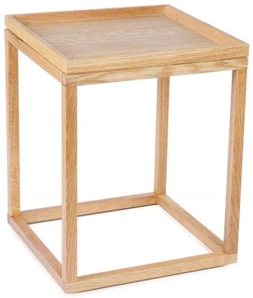 Τραπέζι Βοηθητικό Cube LBTAH-MU20135 40x40x50cm Oak Andrea House