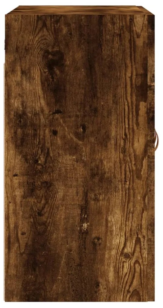 vidaXL Ντουλάπι Τοίχου Καπνιστή Δρυς 60x31x60 εκ. Επεξεργασμένο Ξύλο