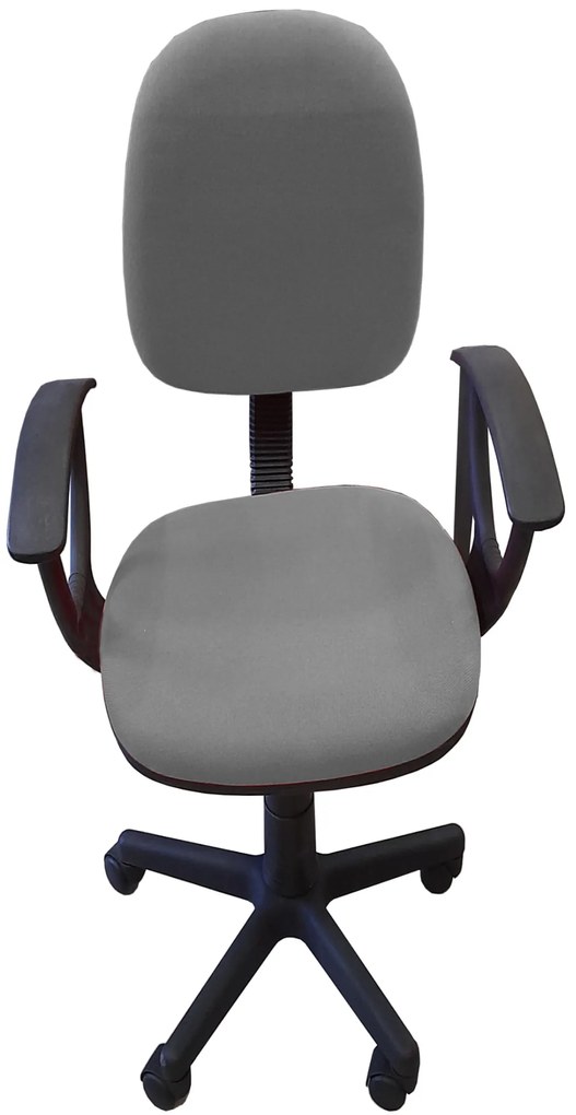 VELCO Pro Systems ΚΑΡΕΚΛΑ ΓΡΑΦΕΙΟΥ ΠΑΙΔΙΚΗ ΓΚΡΙ  ΜΕ ΜΠΡΑΤΣΑ -ΔΙΑΣΤΑΣΕΙΣ: 57x47x81/92cm velco-Κ04767-3