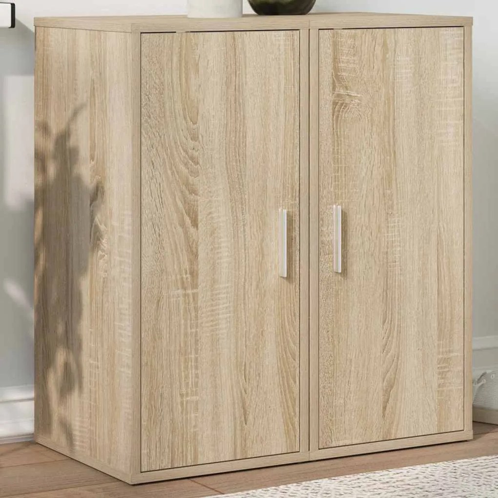 vidaXL Παπουτσοθήκες 2 τεμ. Sonoma Δρυς 32x35x70 εκ. από Μοριοσανίδα