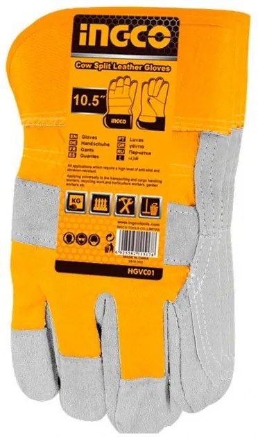 Γάντια Δερμάτινα Μόσχου XL HGVC01P-XL INGCO HGVC01P-XL