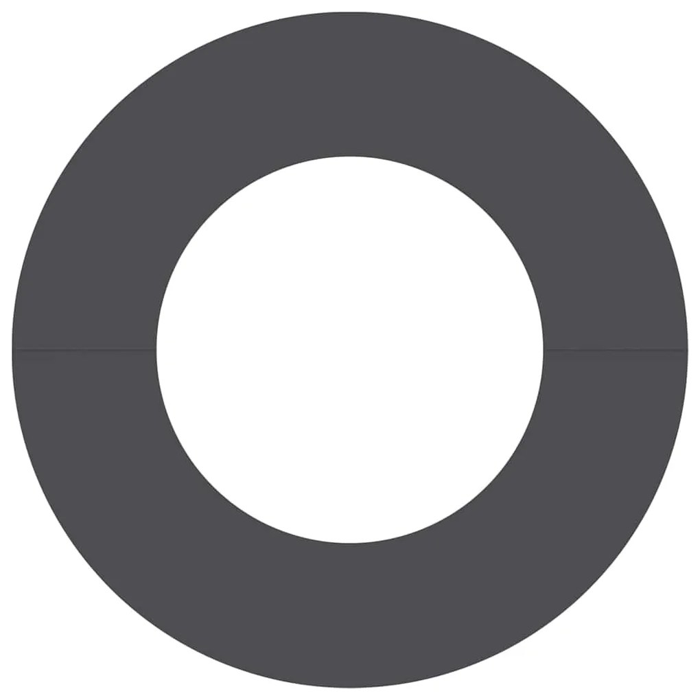 vidaXL Λεπτός Δακτύλιος Δέντρου (5 τμχ) - Μαύρος, Ø40/70 εκ., Χάλυβας.