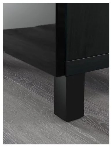 BESTÅ σύνθεση αποθήκευσης με πόρτες, 180x42x112 cm 092.081.85