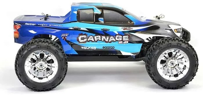 Τηλεκατευθυνόμενο FTX CARNAGE 2 1/10 BRUSHED RC TRUCK 4WD RTR - BLUE