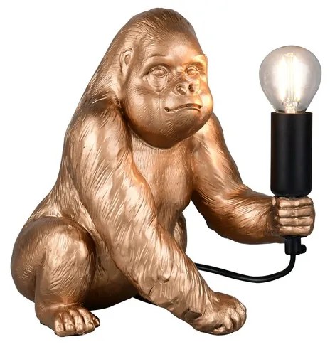 Φωτιστικό Επιτραπέζιο Reality Lighting -RL KONG R56611079 Χρυσό Χρώμα (Gold Coloured)