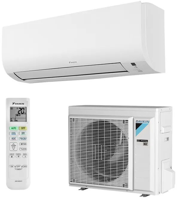 Κλιματιστικό Inverter Daikin Comfora Plus FTXD35A / RXD35A, 12000 BTU, 22 m2, A+++, Wi-Fi, R-32, Λευκό