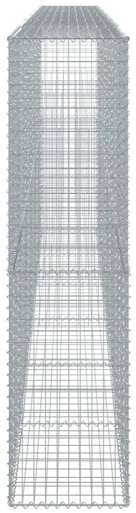 vidaXL Συρματοκιβώτιο με Κάλυμμα 600x50x200εκ. από Γαλβανισμένο Χάλυβα