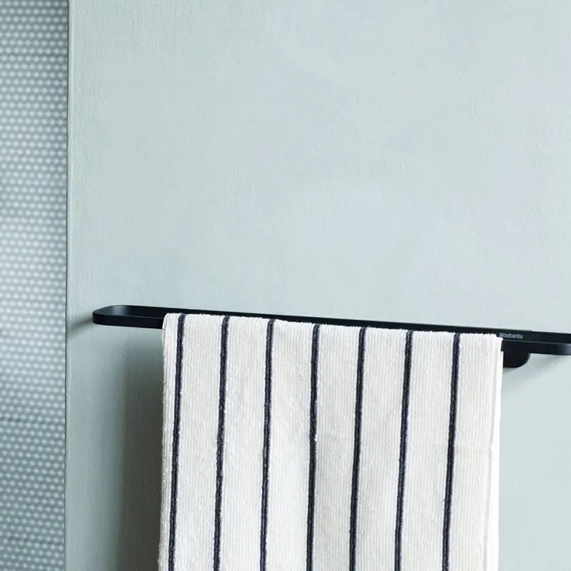 Βάση για πετσέτες Brabantia MindSet 1005694, με ορυκτή επίστρωση, διακριτική τοποθέτηση, έως 2 kg, σκούρο γκρι