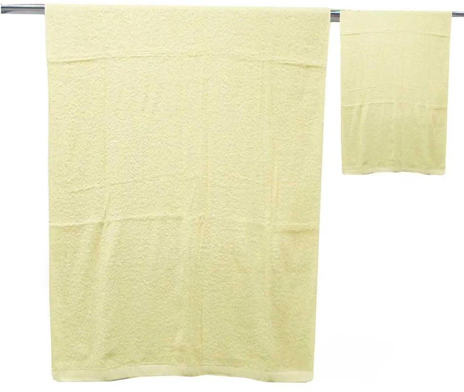 Set 2 Πετσέτες Παραλίας XL Cotton 550 gr Ivory 881216