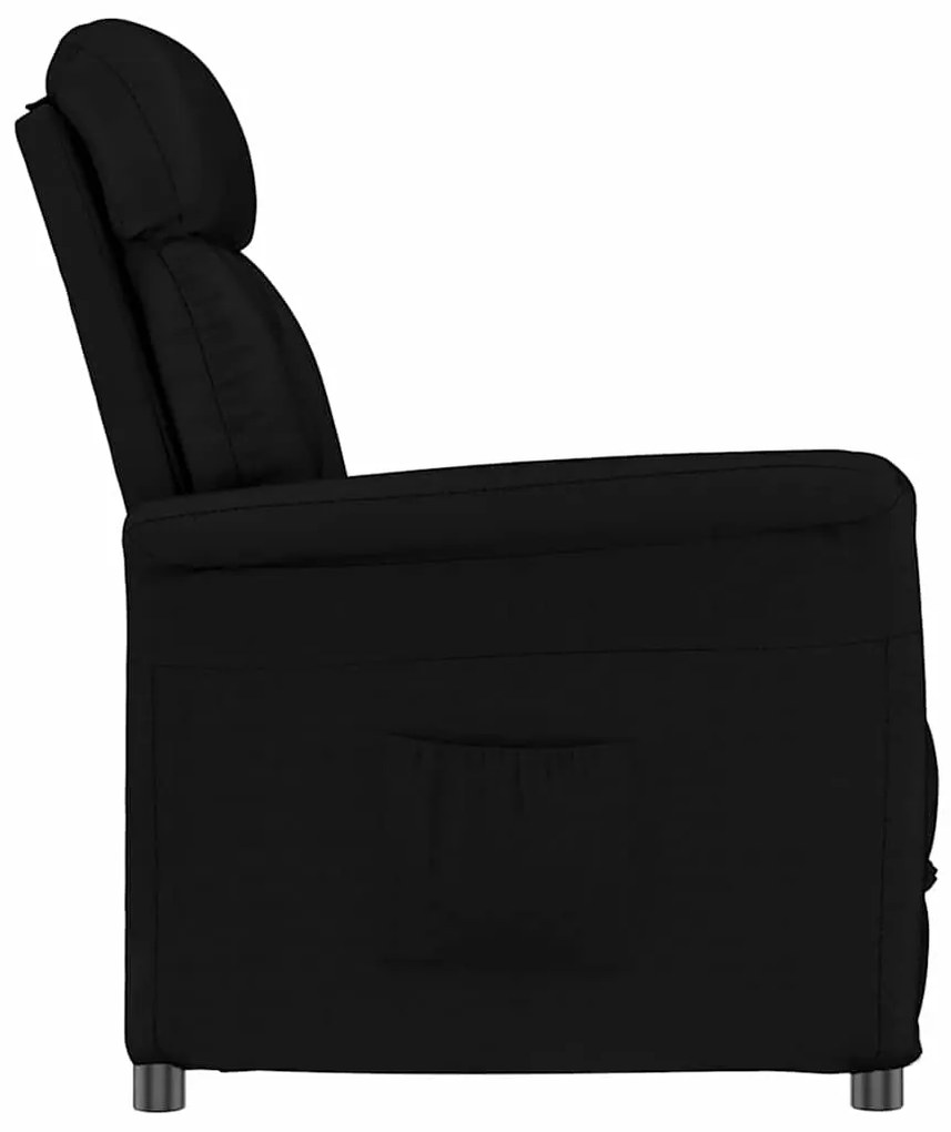 vidaXL Καρέκλα Ανακλίνετο Μαύρη Μαύρο 70.5 x 96.5 x 95 cm