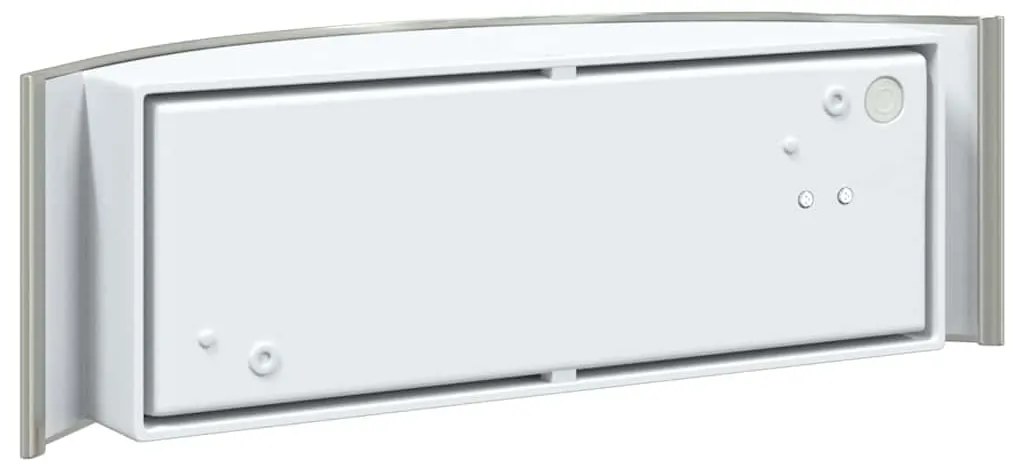 vidaXL Εξωτερικά Φωτιστικά Τοίχου 2 pcs Ασημί 32 x 10 x 10 εκ