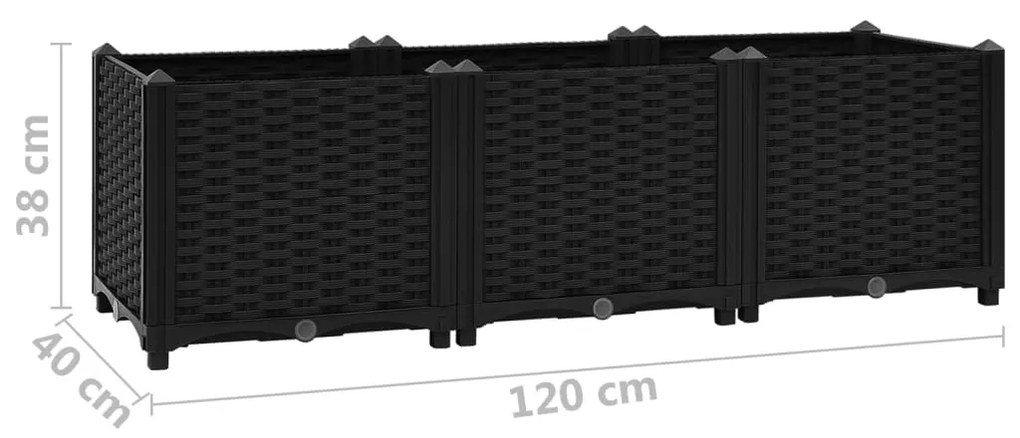 ΖΑΡΝΤΙΝΙΕΡΑ 120 X 40 X 38 ΕΚ. ΑΠΟ ΠΟΛΥΠΡΟΠΥΛΕΝΙΟ 316532