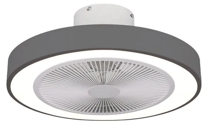 ESTIA ΑΝΕΜΙΣΤΗΡΑΣ ΟΡΟΦΗΣ HALO FLOW 50cm 15w ΜΕ CCT LED ΦΩΤΙΣΜΟ 45W & ΤΗΛΕΧΕΙΡΙΣΤΗΡΙΟ ΓΚΡΙ