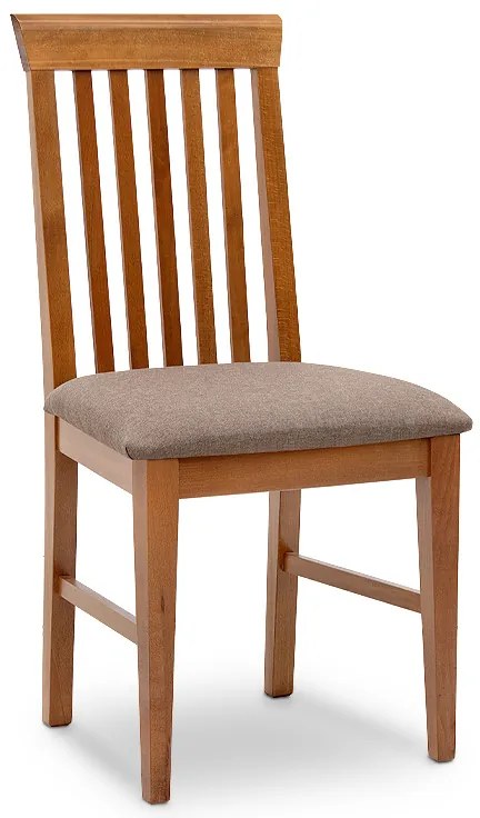 Σετ τραπεζαρίας Adare-Francis Megapap 5 τμχ μασίφ ξύλο-MDF με επεκτεινόμενο τραπέζι 140/180x78x77εκ.