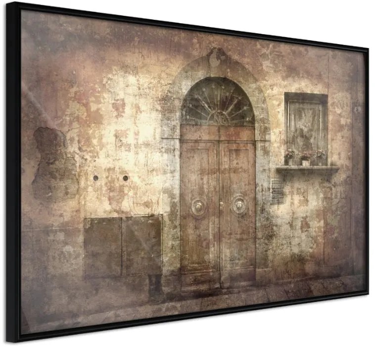 Αφίσα - Mysterious Door - 60x40 - Μαύρο - Χωρίς πασπαρτού