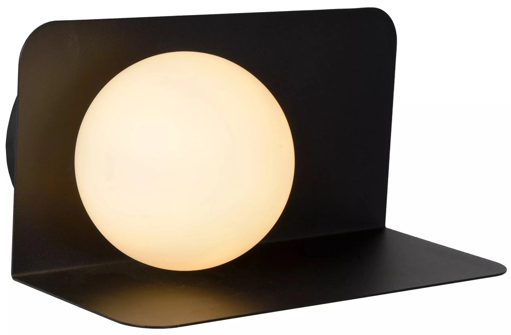 Φωτιστικό Επίτοιχο Lucide 45200-01-30 BONNI Μαύρο Ματ (Black Mat)|Λευκό (White)