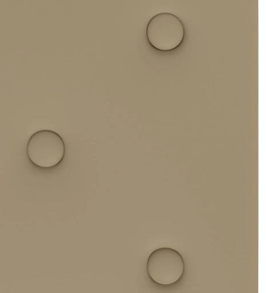 Πάνελ Τοίχου 12 τεμ. Καπουτσίνο 60 x 30 εκ. 2,16 μ² Συνθ. Δέρμα - Καφέ