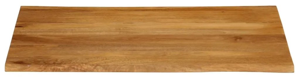 vidaXL Επιφάνεια Τραπεζιού 100x80x3,8 εκ. Live Edge Μασίφ Ξύλο Μάνγκο