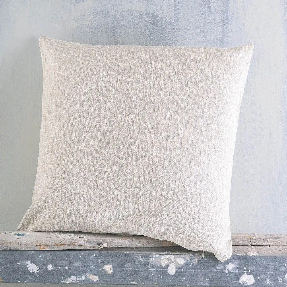 Μαξιλαροθήκη Διακοσμητική Bretton Ecru Ρυθμός 40Χ40 Chenille,Cotton,Polyester