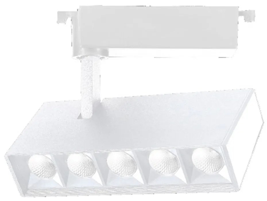 Σποτ Μονοφασικής Ράγας T1-05800 20,1x4,7x8,5cm Led 1800Lm 20W 3CCT White Inlight