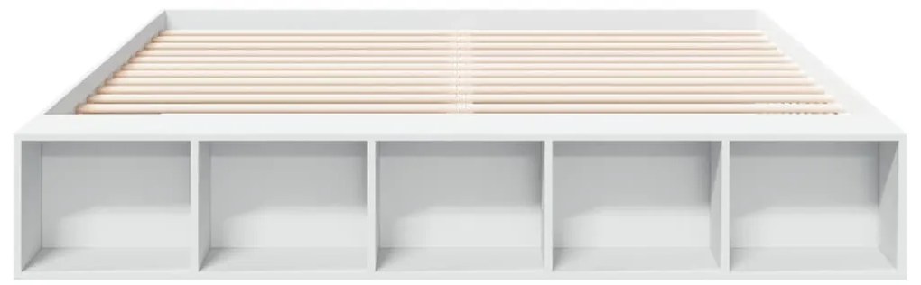 vidaXL Πλαίσιο Κρεβατιού Λευκό 180 x 200 εκ. Επεξεργ. Ξύλο