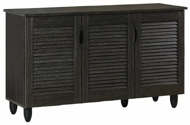 Παπουτσοθήκη Mesa 217, Σκούρο καφέ, 114x68x34cm, 24 kg, Πλαστικοποιημένη μοριοσανίδα | Epipla1.gr