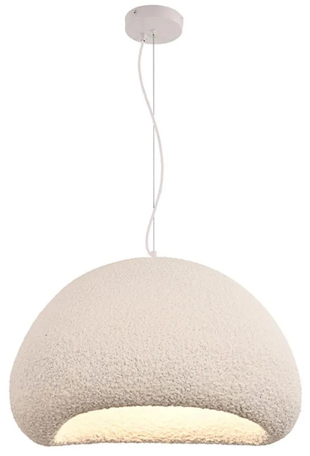 Φωτιστικό Οροφής Κρεμαστό 4067-Β 1xE27 D50cm Off White Inlight