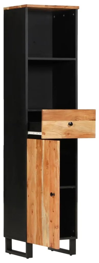 vidaXL Ντουλάπι Μπάνιου 38 x 33 x 160 εκ. από Μασίφ Ξύλο Ακακίας