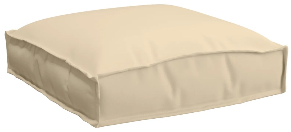 vidaXL Μαξιλάρι παλέτας για κάθισμα 6 pcs Μπεζ 40 x 40 x 8 εκ.