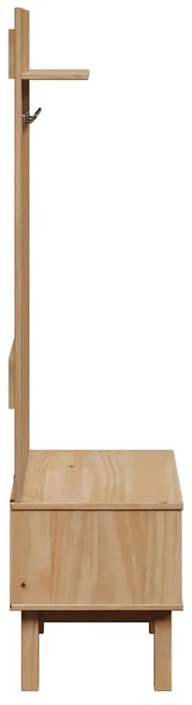 vidaXL Έπιπλο χωλ OTTA 50x40x160 εκ. Μασίφ Ξύλο Πεύκου