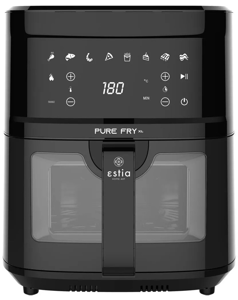 Estia 06-20620 Φριτέζα Αέρος 9.1lt Μαύρη