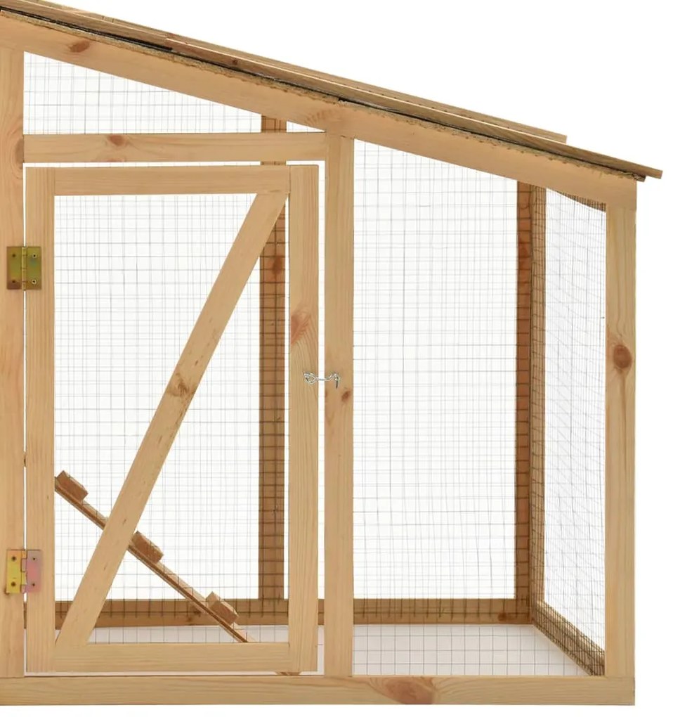 vidaXL Κοτέτσι 178 x 67 x 92 εκ. από Μασίφ Ξύλο Πεύκου
