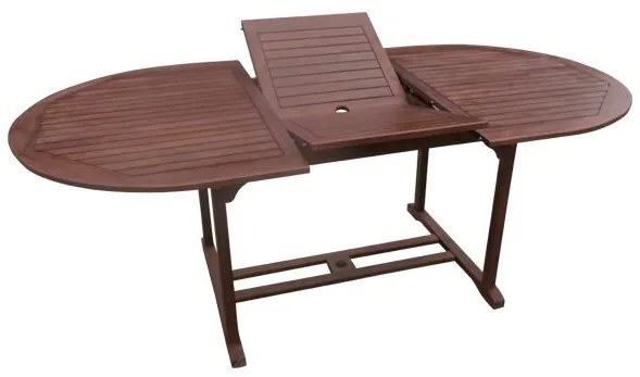 GARDEN Τραπέζι Επεκτεινόμενο Oval, Ξύλο Acacia  150/200x100 H.74cm Ε20211,9