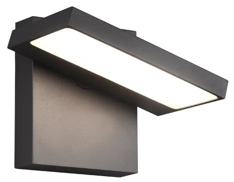 Επιτοίχια Απλίκα 15xH12cm Ανθρακί Εξ.Χώρου IP54 LED 8w 3000K 1000lm Trio Lighting Horton 226360142