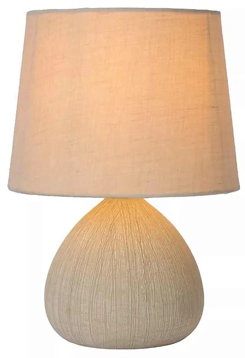 Φωτιστικό Επιτραπέζιο Lucide 47506-81-38 RAMZI Μπεζ/Κρεμ (Beige/Creme)