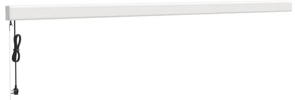 vidaXL Τέντα Πτυσσόμενη Κίτρινη / Λευκή 5 x 3 μ. Ύφασμα και Αλουμίνιο