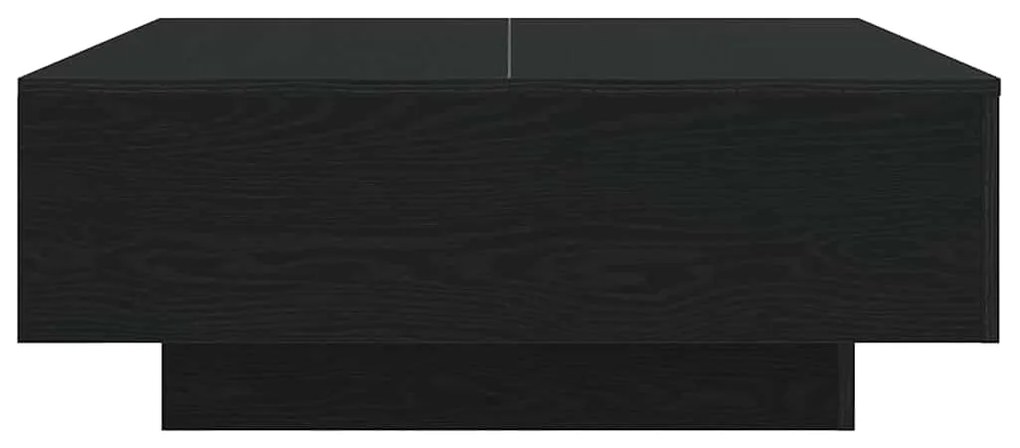 vidaXL Τραπεζάκι σαλονιού Μαύρη Οξυά 80 x 80 x 31 cm