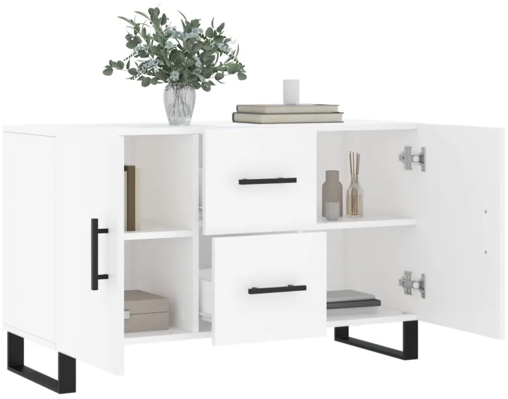 vidaXL Ντουλάπι Λευκό 100 x 36 x60 εκ. Επεξεργασμένο Ξύλο