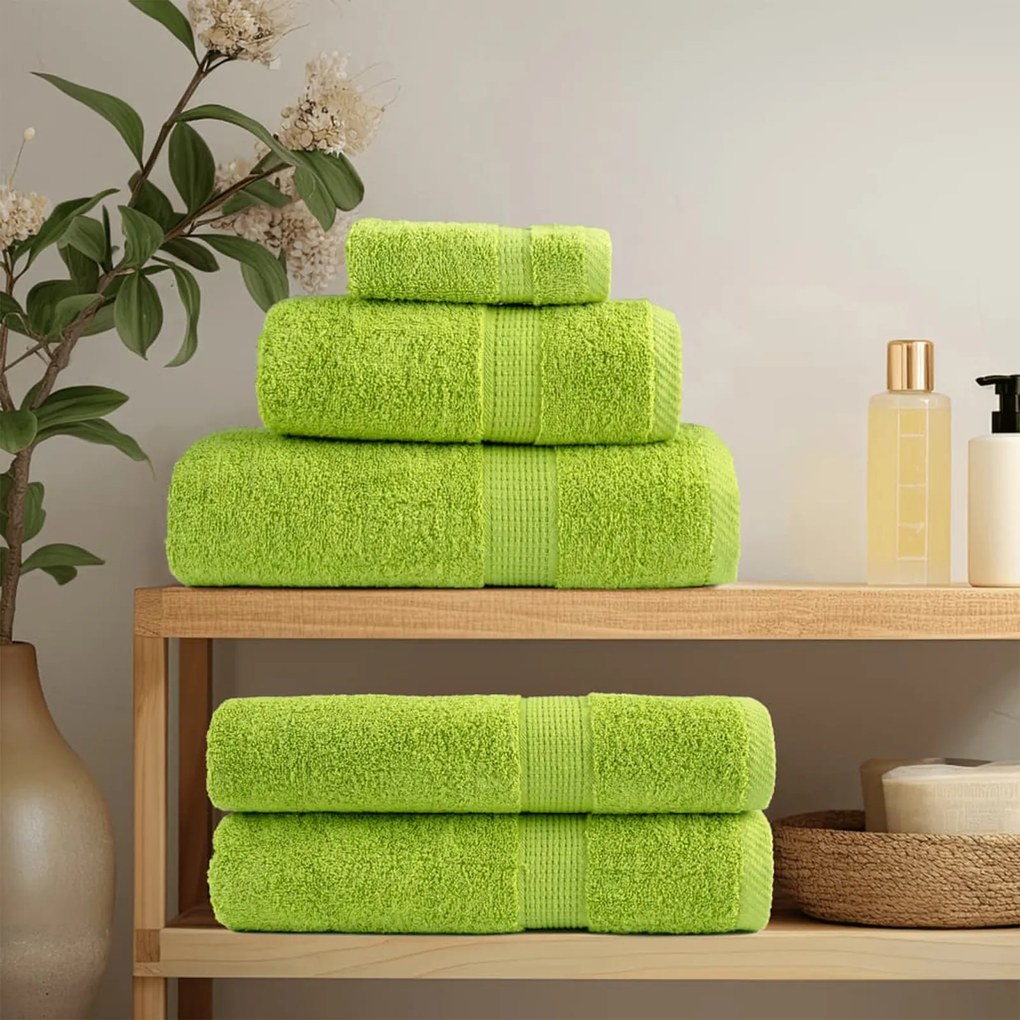 vidaXL Πετσέτες 2 pcs Λαχανί 15 x 21 cm Βαμβάκι