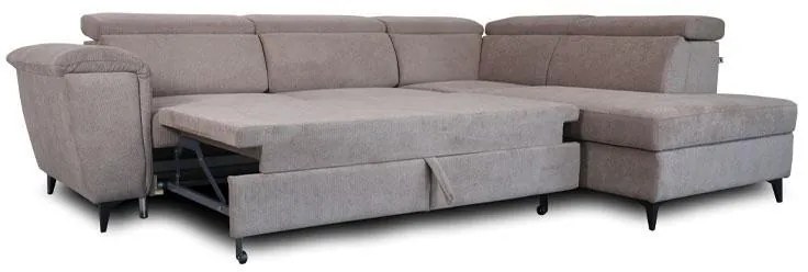Γωνιακός Καναπές Alessia Fylliana Δεξιά Γωνία Μπέζ 284x216x100 εκ. 284x216x100 εκ.