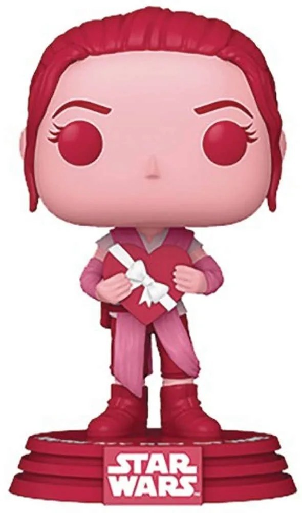 Φιγούρα Star Wars 67614 Valentines S3 Rey Bobble-Head 10cm Red-Pink Funko