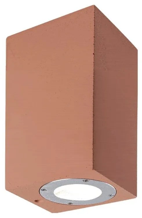 Φωτιστικό Tοίχου - Σποτ Up-Down MK0532STC 2xGU10 IP65 Terracotta Aca