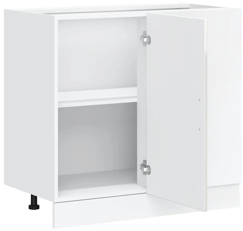 vidaXL Ντουλάπι βάσης νεροχύτη "Lucca" High Gloss White