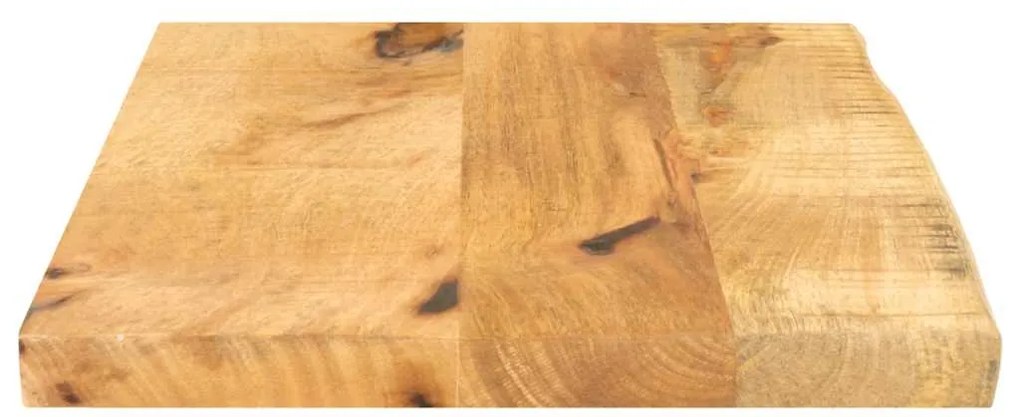 vidaXL Επιφάνεια Τραπεζιού 50x40x2,5 εκ. Live Edge Μασίφ Ξύλο Μάνγκο