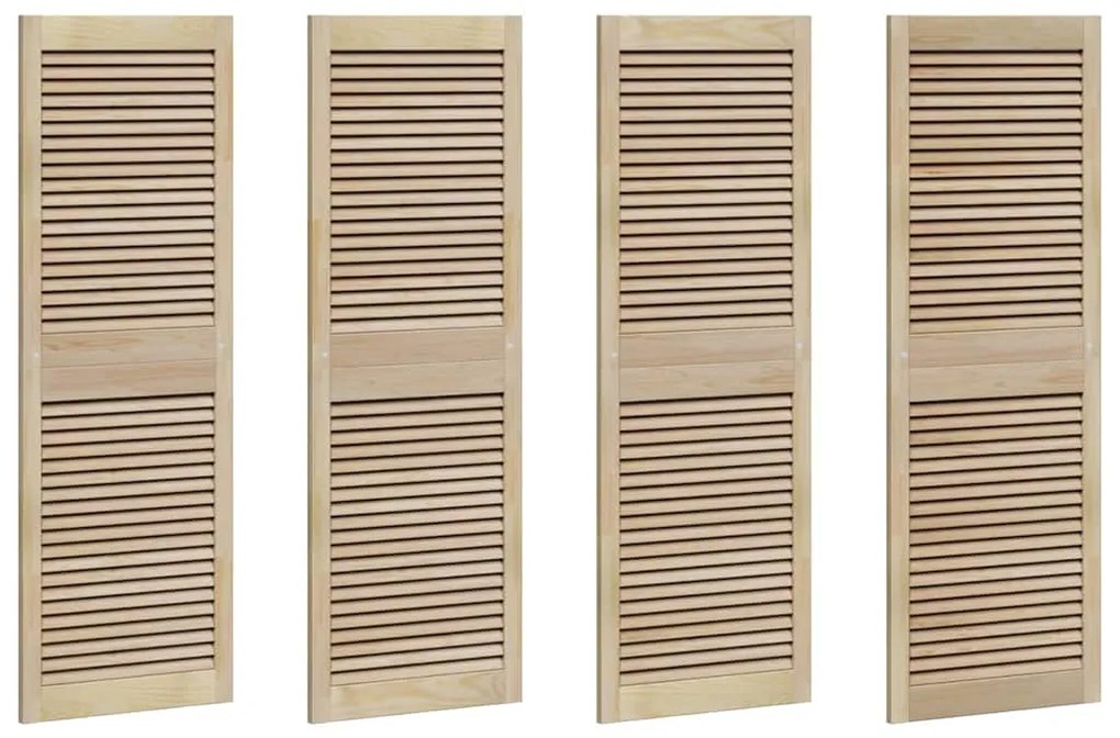 vidaXL Πόρτες Ντουλάπας Other 4 pcs Καφέ 140.5 x 49.5 x 2.1 εκ
