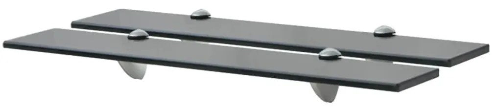 vidaXL Ράφια Τοίχου 2 τεμ. 8 χιλ. 60 x 20 εκ. Γυάλινα