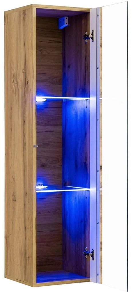 Swap Κρεμαστό Έπιπλο Τηλεόρασης Λευκό 120x30x40