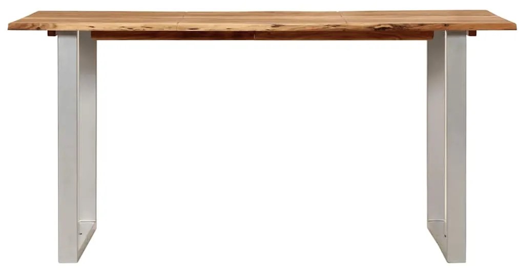 vidaXL Τραπεζαρία 154x80x76 εκ. από Μασίφ Ξύλο Ακακίας