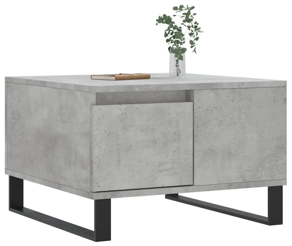 vidaXL Τραπεζάκι Σαλονιού Γκρι Σκυρ. 55x55x36,5 εκ. Επεξεργ. Ξύλο